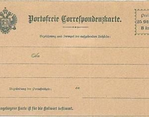 30376 - AUSTRIA -  POSTAL HISTORY -  FORMULAR CARD - double card