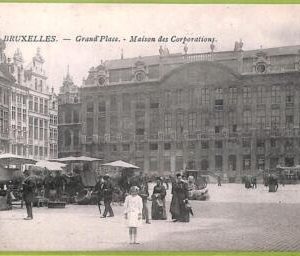 af4697 - BELGIUM Belgique -Carte Postal Ancienne VINTAGE POSTCARD-Bruxelles-1910
