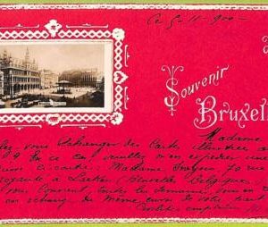 af4698 - BELGIUM Belgique -Carte Postal Ancienne VINTAGE POSTCARD-Bruxelles-1900