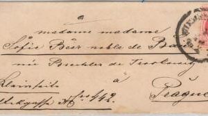 41872 - AUSTRIA -  POSTAL HISTORY COVER - WIEDEN in WIEN to PRAG