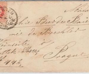 41868 - AUSTRIA -  POSTAL HISTORY COVER -  WIEDEN IN WIEN - MULLER B164  - 1868