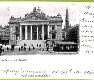 af4606 - BELGIUM Belgique -Carte Postal Ancienne VINTAGE POSTCARD-Bruxelles-1902