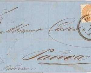 41886 - AUSTRIA  -  POSTAL HISTORY - MICHEL 2 on COVER to PADOVA 1864