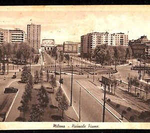 ab1656  - CARTOLINA D'EPOCA - MILANO Città : Piazzale Fiume