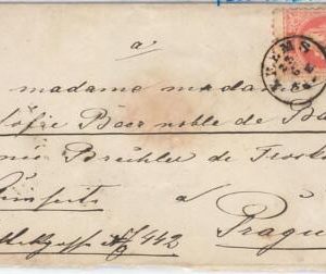 41865 - AUSTRIA -  POSTAL HISTORY COVER-KREMS-Muller F135:NOT RECORDED 1869