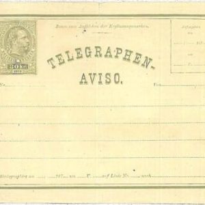 30425 - AUSTRIA - POSTAL HISTORY Aufgabs Telegram Reception card  Ferchen  #2
