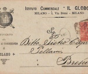 ab1659  - CARTOLINA D'EPOCA - MILANO Città : Pubblicitaria