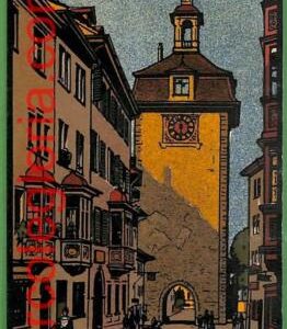 ah0751 - SWITZERLAND - VINTAGE POSTCARD -1918 Schwabentor Schaffhausen