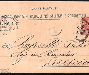 ab1662  - CARTOLINA D'EPOCA - MILANO Città : Pubblicitaria