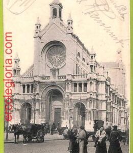 af4627 - BELGIUM Belgique -Carte Postal Ancienne VINTAGE POSTCARD-Bruxelles-1905