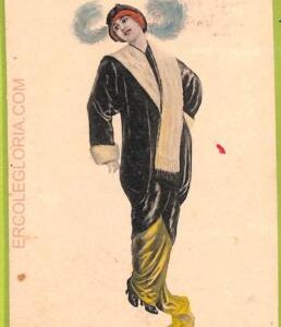 af1849 - VINTAGE POSTCARD - Glamour Ladies Donnine - ARTIST SIGNED - 1917