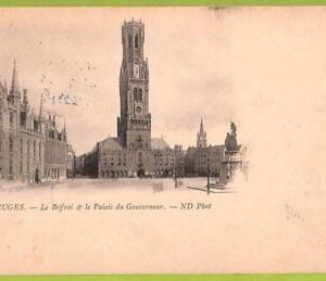 af4558 - BELGIUM Belgique-Carte Postal Ancienne VINTAGE  POSTCARD- Bruges - 1899