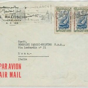 45065 - MOROCCO Morocco - POSTAL HISTORY - Airmail COVER to ITALY 1961
