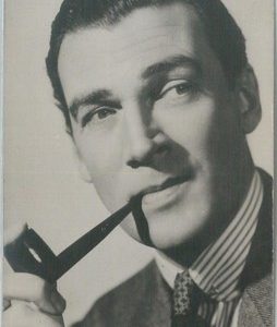 78785 - VINTAGE POSTCARD - CINEMA:  Walter Pidgeon, Smoking, Pipes