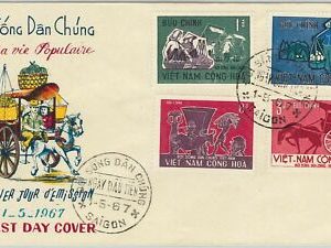 63112 - VIETNAM Vietnam POSTAL HISTORY - FDC COVER S # 307/10 - 1967 LABOR