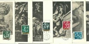 68890 - SPAIN - Set of 10 MAXIMUM CARDS 1966 - ART Sert