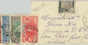 44832 - ELFENBEINKÜSTE Elfenbeinküste - POSTGESCHICHTE: KLEINER BRIEF nach...