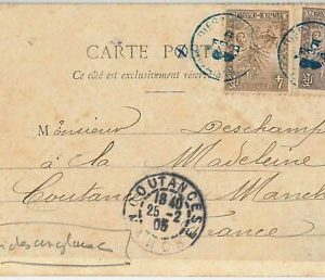 44972 - MADAGASKAR - POSTGESCHICHTE - ETHNISCHE POSTKARTE nach FRANKREICH...