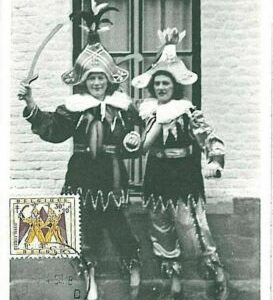14899 - BELGIEN Belgien - POSTGESCHICHTE - MAXIMUM KARTE 1958 KARNEVAL