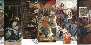 68886 - SPAIN - Set of 10 MAXIMUM CARDS 1956 - ART Velasquez