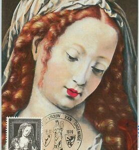 63432 - BELGIUM - POSTAL HISTORY: MAXIMUM CARD 1970 - ART