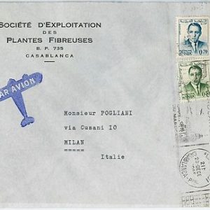 59271 -    MOROCCO - POSTAL HISTORY: COVER to ITALY - 1965
