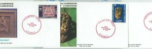 77350 - CAMEROON - POSTAL HISTORY - 3 FDC COVER 1985 - art ARCHEOLOGY
