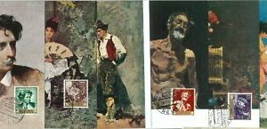 68889 - SPAIN - Set of 10 MAXIMUM CARDS 1968 - ART Fortuny