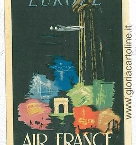 06948 - FRANKREICH - VINTAGE POSTKARTE - LUFTFAHRT: AIRFRANCE