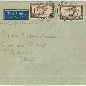 17204 - BELGIAN CONGO Belgisch - Postgeschichte - FLUGPOSTBRIEF nach...