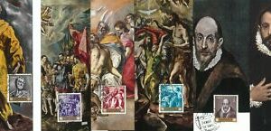 68891 - SPAIN - Set of 10 MAXIMUM CARDS 1961 - ART El Greco