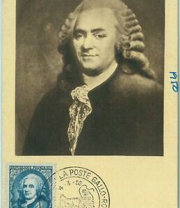 68652 - FRANCE - Postal History - MAXIMUM CARD 1950 - TURGOT Post