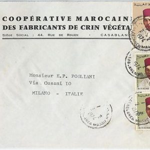 59294 -    MOROCCO - POSTAL HISTORY: COVER to ITALY - 1974