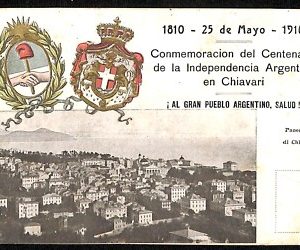ab3099 - CARTOLINA D'EPOCA - Genova  : CHIAVARI & ARGENTINA! 1910