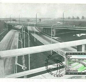 16387 - BELGIUM - POSTAL HISTORY - MAXIMUM CARD Architecture BRIDGES 1969