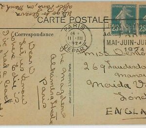 45741 - FRANKREICH - POSTGESCHICHTE - Sonderstempel auf Karte OLYMPISCHE...