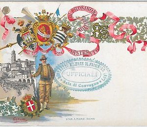 52841  - CARTOLINA d'Epoca - FROSINONE  -  REGGIMENTALI