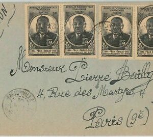 44680 - West Africa AOF - POSTAL HISTORY - AIRMAIL COVER to FRANCE