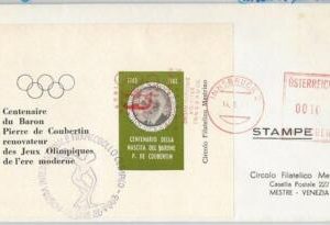 45746  - AUSTRIA - POSTAL HISTORY: special postmark on Cover 1963 OLYMPIC GAMES