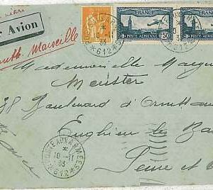 x241 FRANKREICH / SYRIEN - POSTGESCHICHTE - FLUGPOSTBRIEF : Poste Aux Armees 612