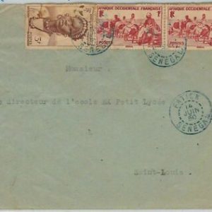 45177 - SENEGAL - POSTGESCHICHTE - BRIEF von DAKAR nach PARIS 1930ER JAHRE