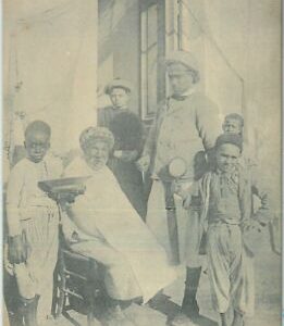80343 - TUNESIEN - VINTAGE POSTKARTE - ETHNISCH: Barbier 1902
