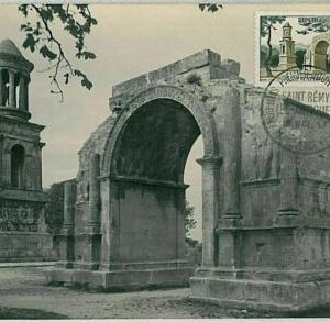 32278 - FRANKREICH - Postgeschichte - MAXIMALE KARTE - Architektur: 1957