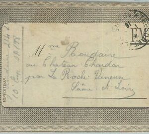 81961 - FRANKREICH - Postgeschichte - KRIEG - FELDPOST Feldpost PROPAGANDA 1916