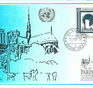 68853 - VEREINTE NATIONEN - Postgeschichte - MAXIMUM KARTE 1991
