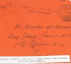 65329 - REGNO storia postale - BUSTA di POSTA MILITARE: Centro Leva e Reclut IV