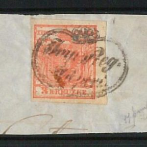 50554 -  AUSTRIA - USED STAMP with ITALIAN Lake POSTMARK -- VAPORI LAGO GARDA!