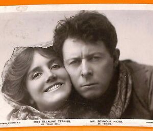 AA8359 - VINTAGE POSTCARD - CINEMA ACTORI : ELLALINE TERRISS AND SEYMOUR HICKS