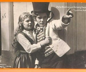 AA8618- VINTAGE POSTCARD - CINEMA ACTORI: PALLE BRUNIUS AND SOLVEIG HEDENGRAN