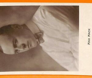 AA8535 – VINTAGE POSTKARTE – KINOSCHAUSPIELER: MAX MACK